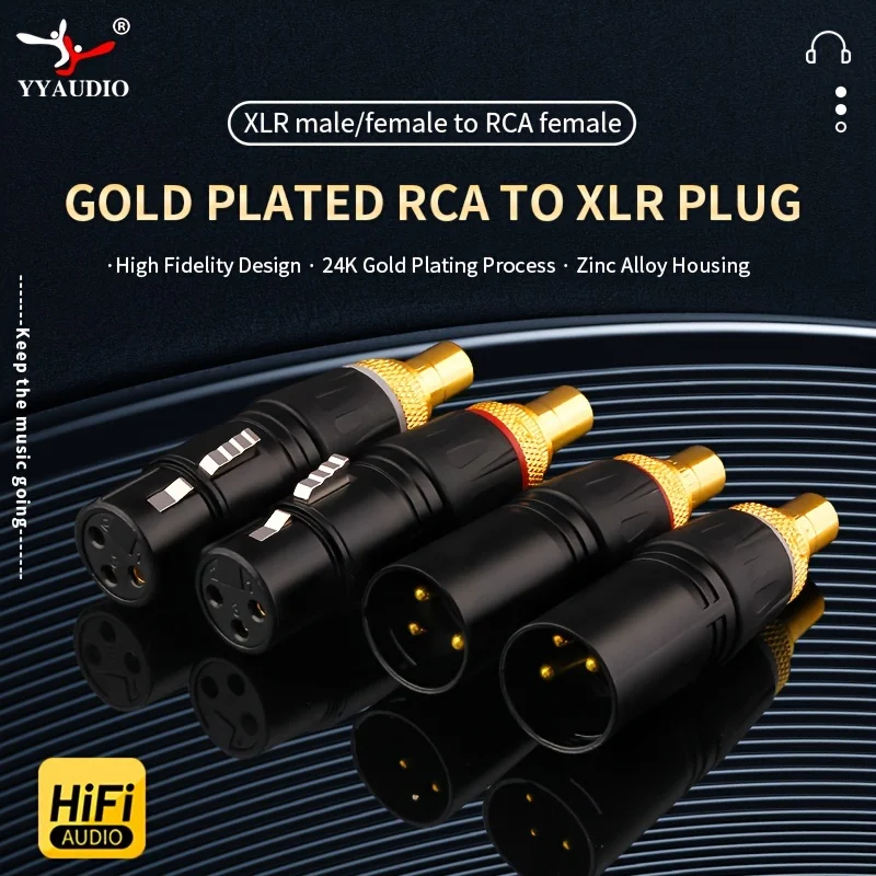 สายไมโครโฟน XLR 3 ขา ชุบทองคุณภาพสูง หัวต่อปลั๊กเสียง ตัวผู้ ตัวเมีย สายเชื่อมต่อ ปลั๊ก XLR สำหรับลำโพง 1 ชิ้น 1