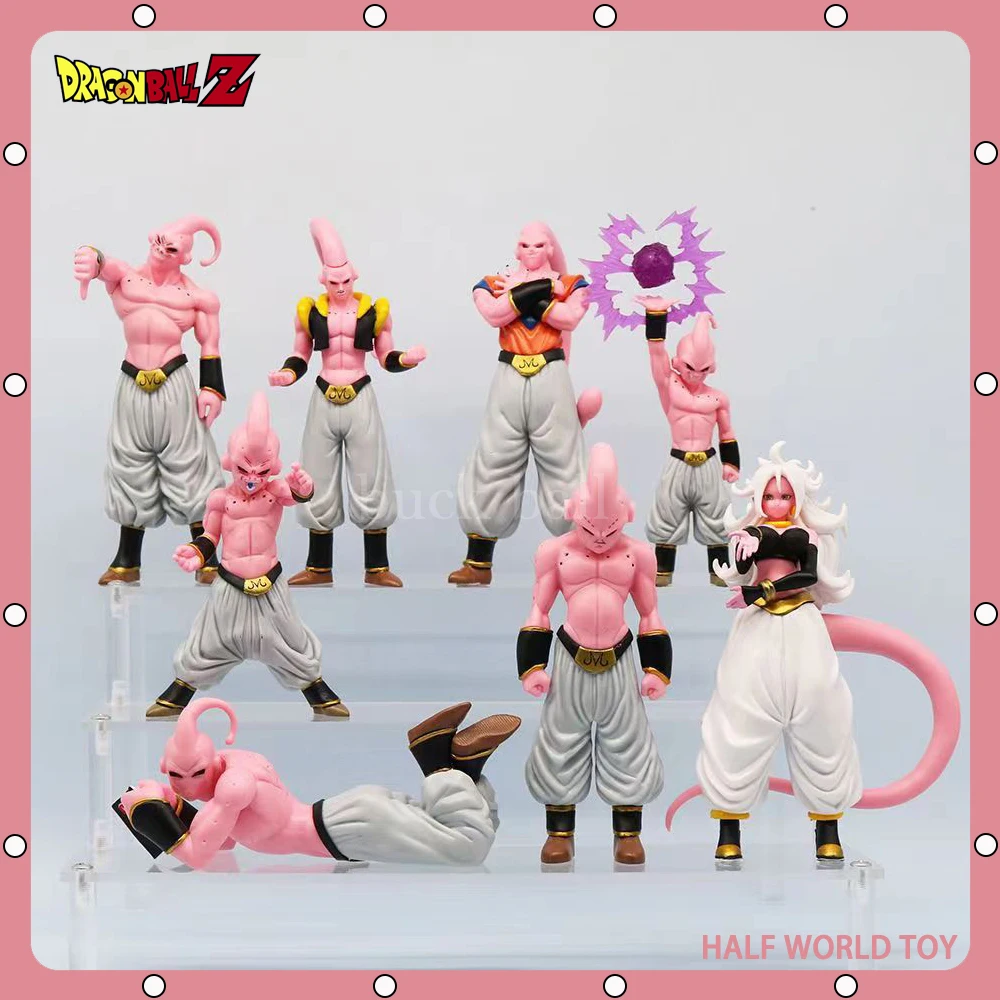 

8pcs Dragon Ball Z Figure Majin Buu Anime Figures Super Buu Figurine Pvc Collection Model Doll Toys for Children Christmas Gifts