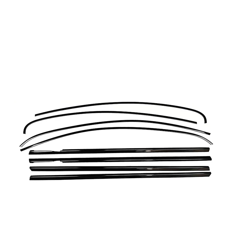 Car Window Molding Strip For Volkswagen CC 2013 2014 2015 Exterior Sill side Cover Trim 8PCS