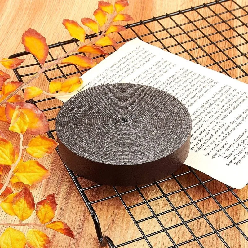 196 Inch Soft Leather Strap Strips 3/4 Inch Wide Leather Strap Belt Full Grain Cord Wrap DIY Crafts Projects