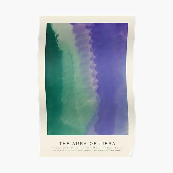 

Астрологические оттенки Aura Of Libra, постер, комната, современная винтажная картина для дома, смешная фотография, Декор, печать без рамки
