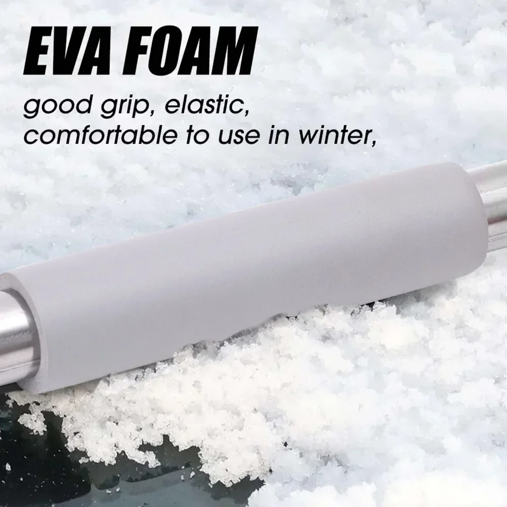 Car Snow Shovel 2-in-1 Multi Functional Removable Car Windshield Window Sweeping Snow Tools Defrosting Shovel De Icing Artifact Window Cleaning Tool Windshield Shovel Snow Shovel Windshield Deicing Instrument Car Snow Brush Snow Ice Scraper Car Deicer