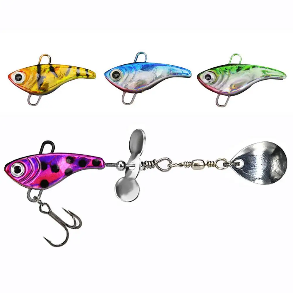 

8.8cm/11g Artificial Fishing Lure With Water Drop Jig Rotating Sequins Propeller Jigs Fishing Tackle Metal Jig Hard Baits