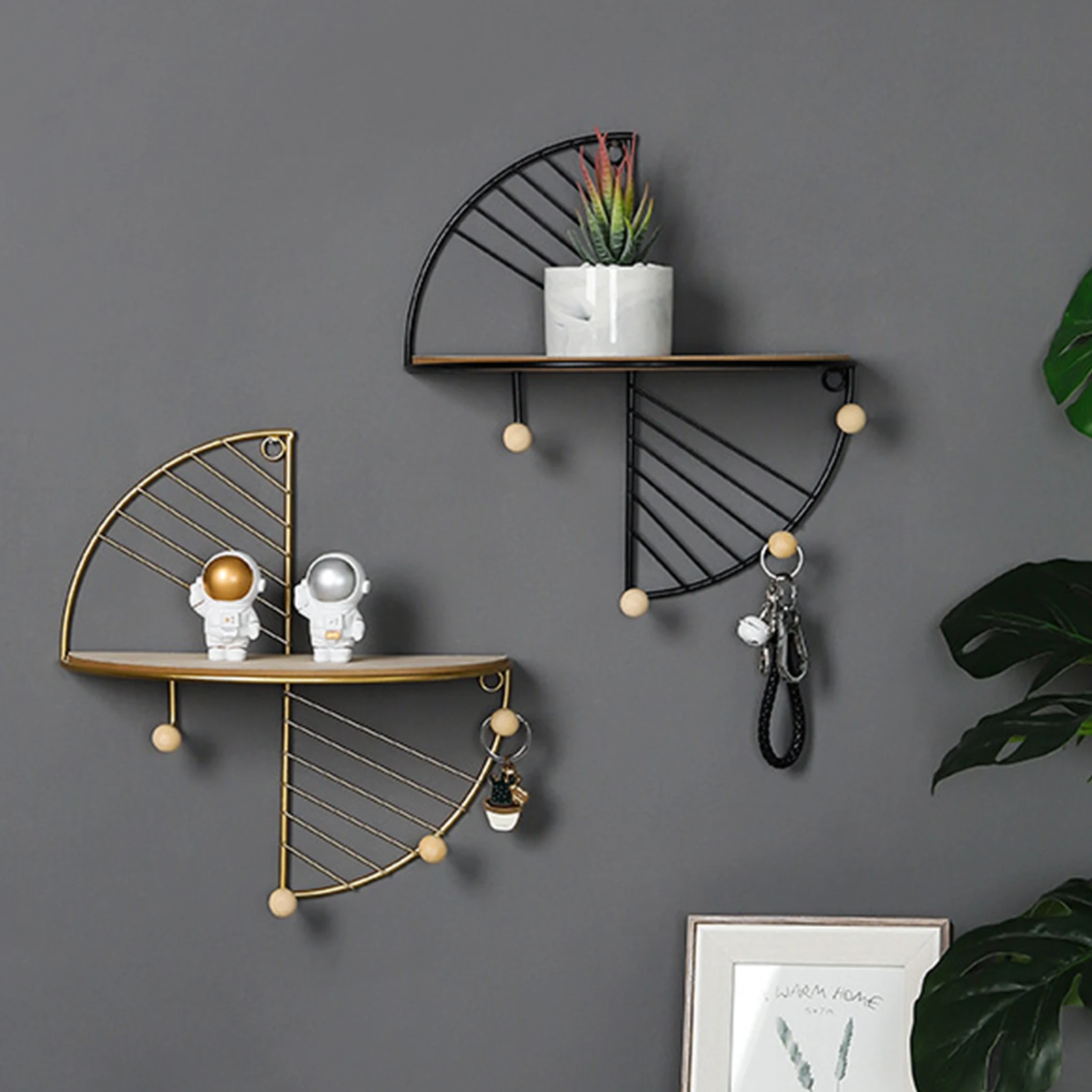 Floating Shelves Modern Simple Decorative Display Storage Racks With