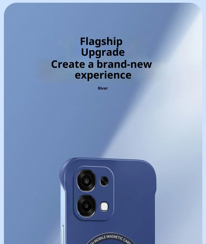 Magnetic Suction Frameless Matte Ultra-Thin Shockproof Bumper Case