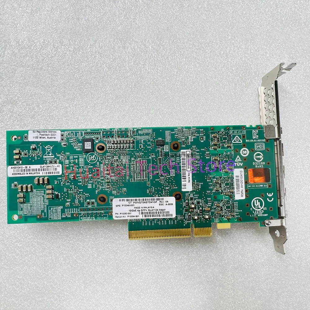 For HPE Ethernet 10Gb Four-port Optical Fiber Network Card SFP+ QL41134HLCU-HC P10094-B21 4 For HPE Ethernet 10Gb Four-port Optical Fiber Network Card SFP+ QL41134HLCU-HC P10094-B21 - Image 2