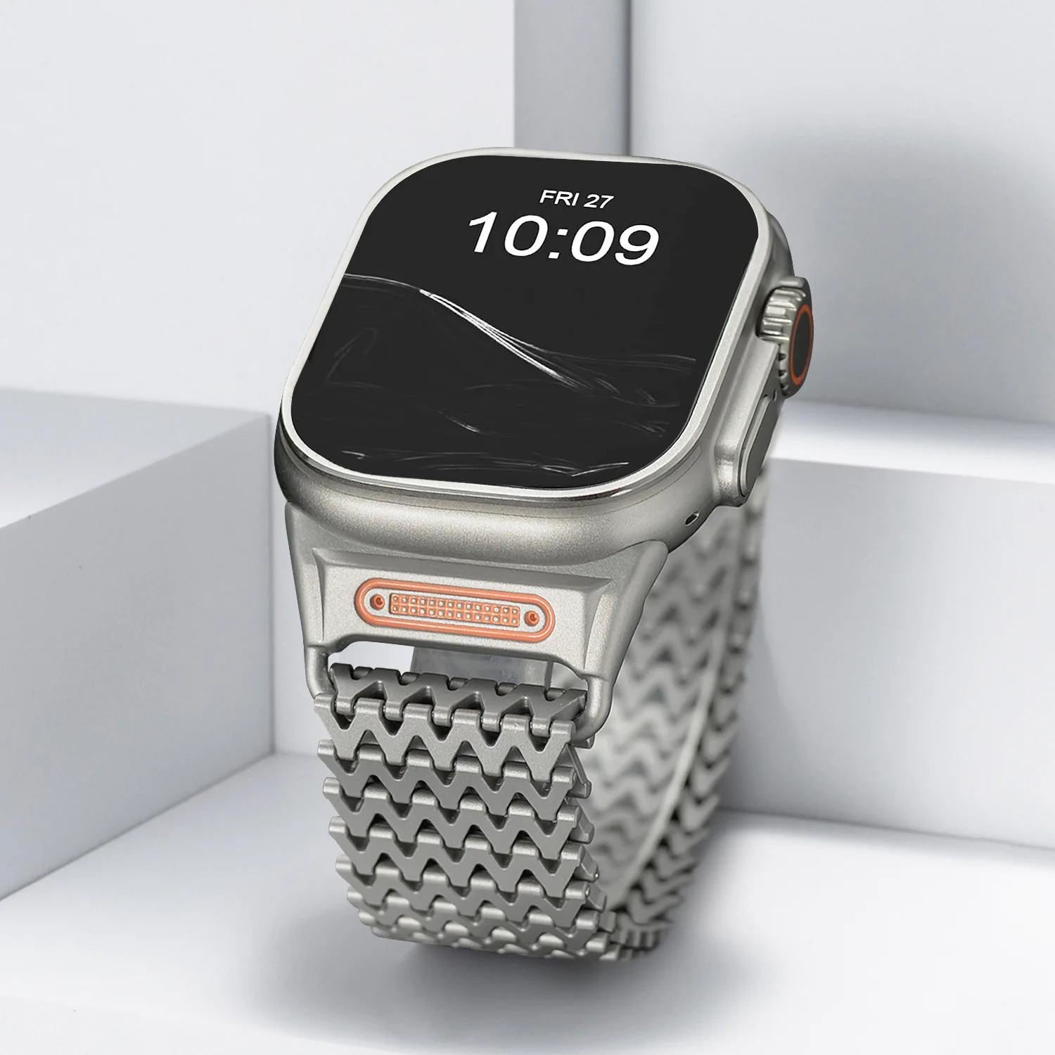 Premium Stainless Steel Magnetic Loop Strap