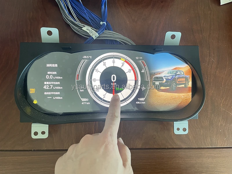 Digital Speedometer Hilux Revo Rocco LCD Cluster Dashboard Fortuner Meters