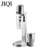 JIQI 220V Stainless Steel Commercial Smoothie Blender Food Processor Electric Milkshake Beverage Mixer Bar Fruit Stiring Machine 1
