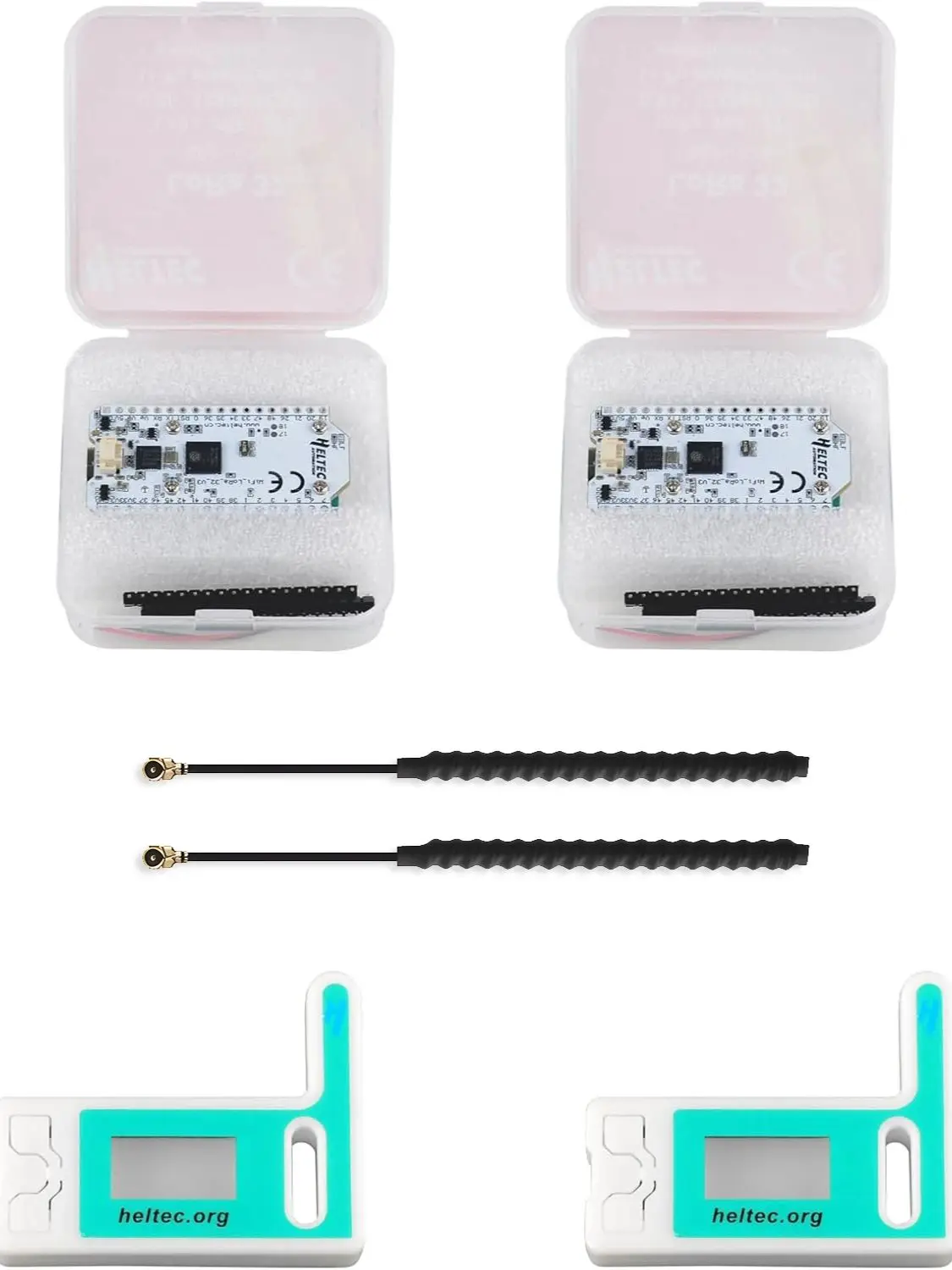 2 Sets 915MHZ ESP32 Lora V3 WiFi+BLE Development Board 0.96inch OLED Display ESP