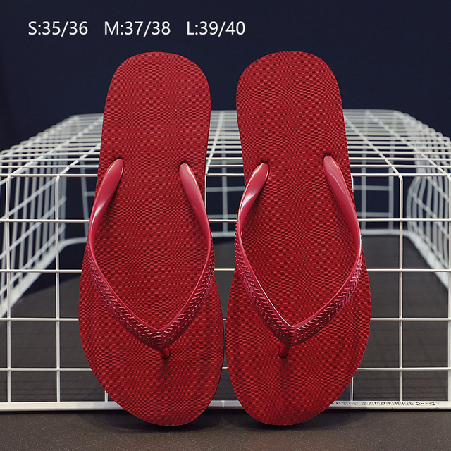 Summer Slippers Solid Beach Flip Flops Anti-slip Slipper Casual Shoes Home Shoes Women Simple Comfortable Beach Shoe 2022