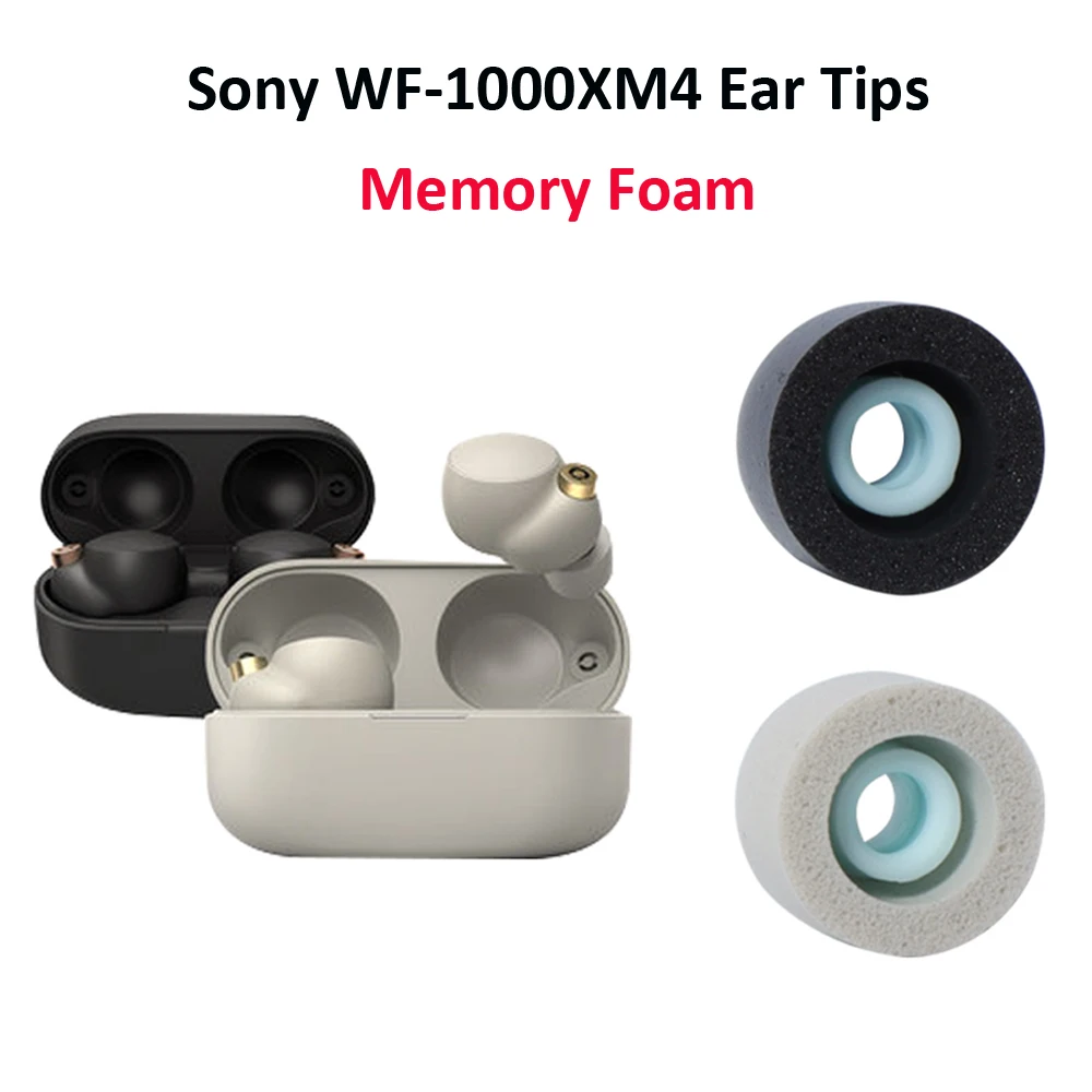 メモリーフォームイヤーチップ,Sony WF-1000XM4 xm5,ノイズ