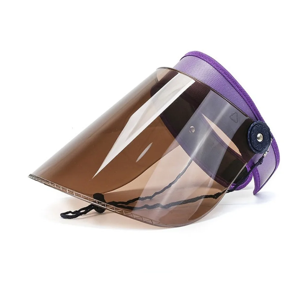 

Outdoor PVC Summer Travel Sun Protection Against UV Rays Transparent Hat Sun Hat