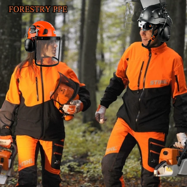 Casco Da Lavoro Con Visiera A Rete Per Motosega E Giardinaggio - Protettivo Regolabile - Foto 8