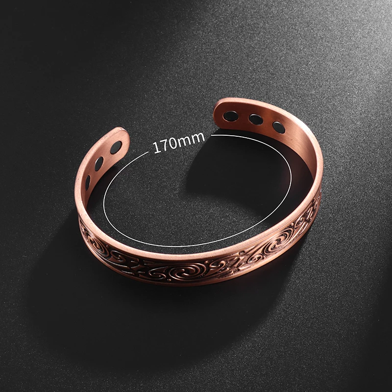 Trendy Magnetic Punk Bracelet Magnetic Metal Bracelet