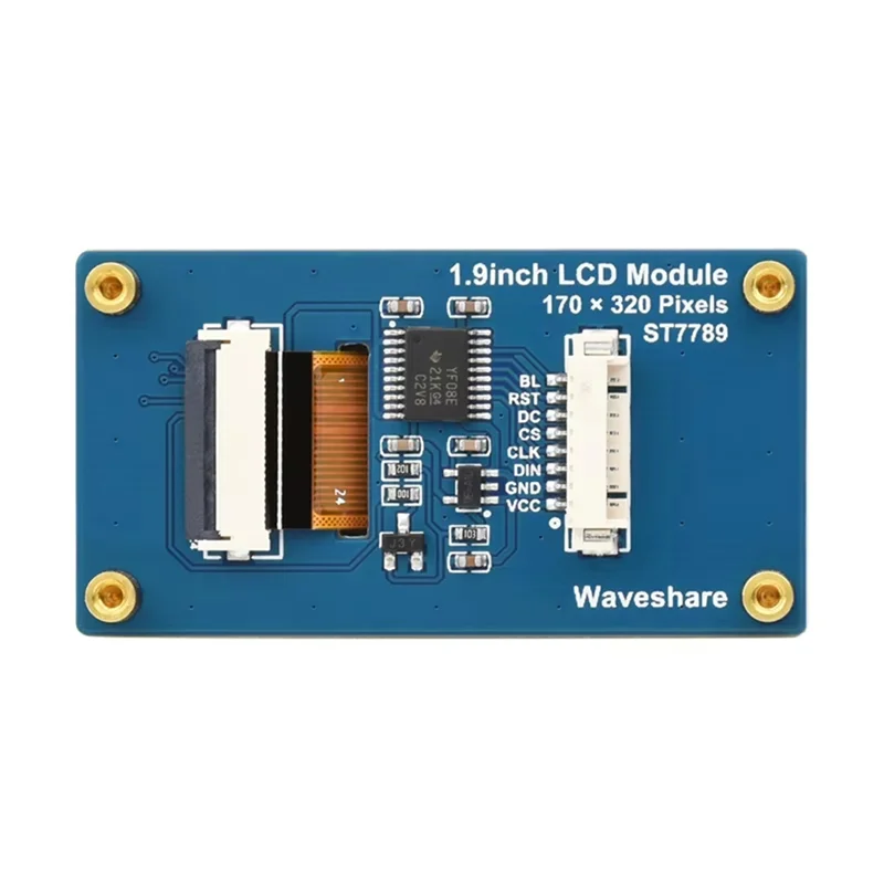 Arduino/ Raspberry Pi / STM32-A78U용 1.9인치 IPS LCD 디스플레이 모듈 170X320 해상도 SPI 인터페이스