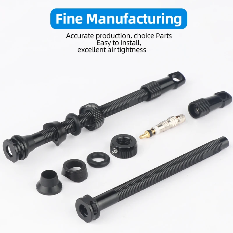 bicycle tubeless valve tubeless tire valve carbon rim Presta valves 40 50 65 80mm F/V nipple detachable brass core W/Cap for MTB bike air valve