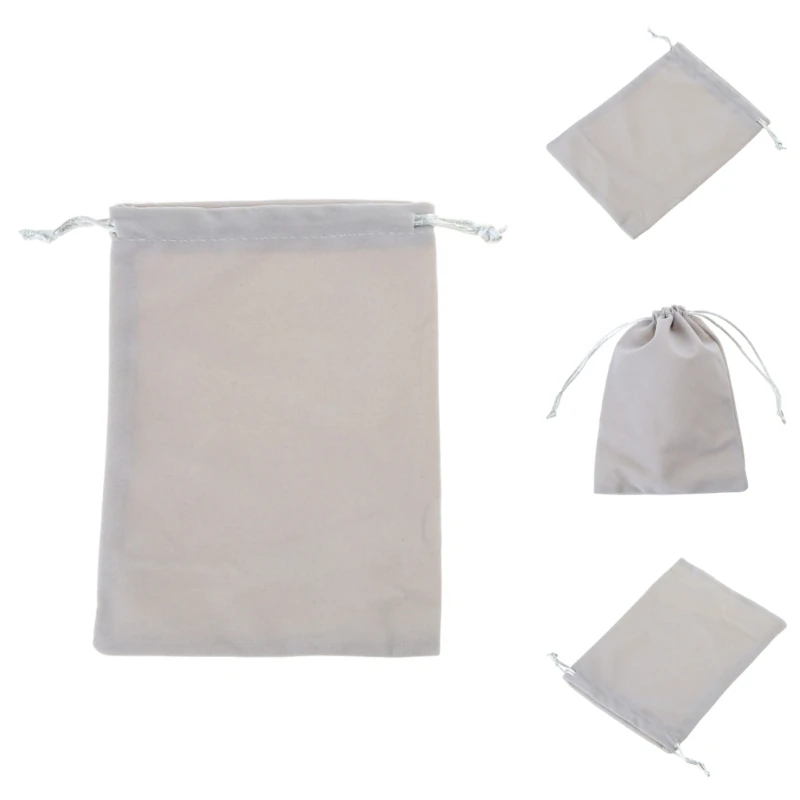 벨벳 주사위 가방 타로 Drawstring 가방 쥬얼리 가방 고품질 플란넬 선물 가방 13x18cm/5.12x7.08in