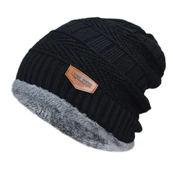 Cozy Wool Blend Winter Beanie with Integrated Neck Scarf and Balaclava Mask (Black)