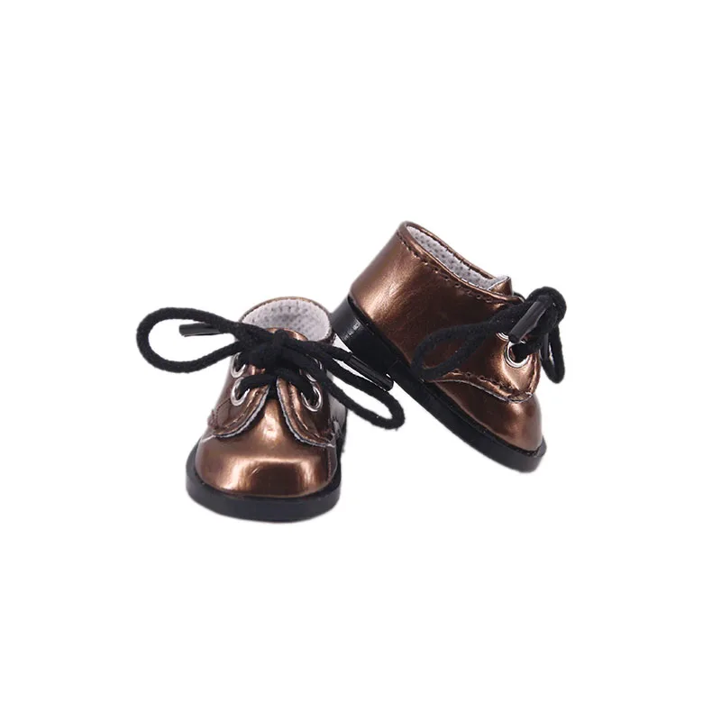 5Cm Doll Shoes Blythe Wellie Wisher Shiny Shoes Velcro&Laces For 14.5 Inch Doll&EXO&Paola Reina Doll Accessories Girl DIY Toys