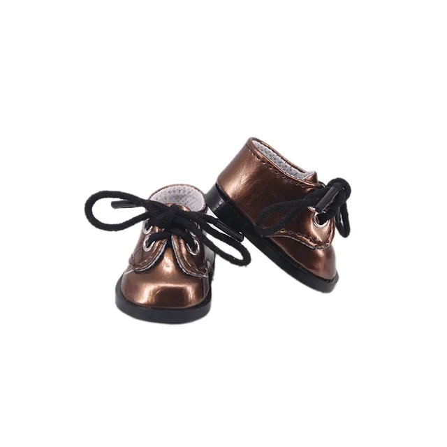 5Cm Doll Shoes Blythe Wellie Wisher Shiny Shoes Velcro&Laces For 14.5 Inch Doll&EXO&Paola Reina Doll Accessories Girl DIY Toys N1073
