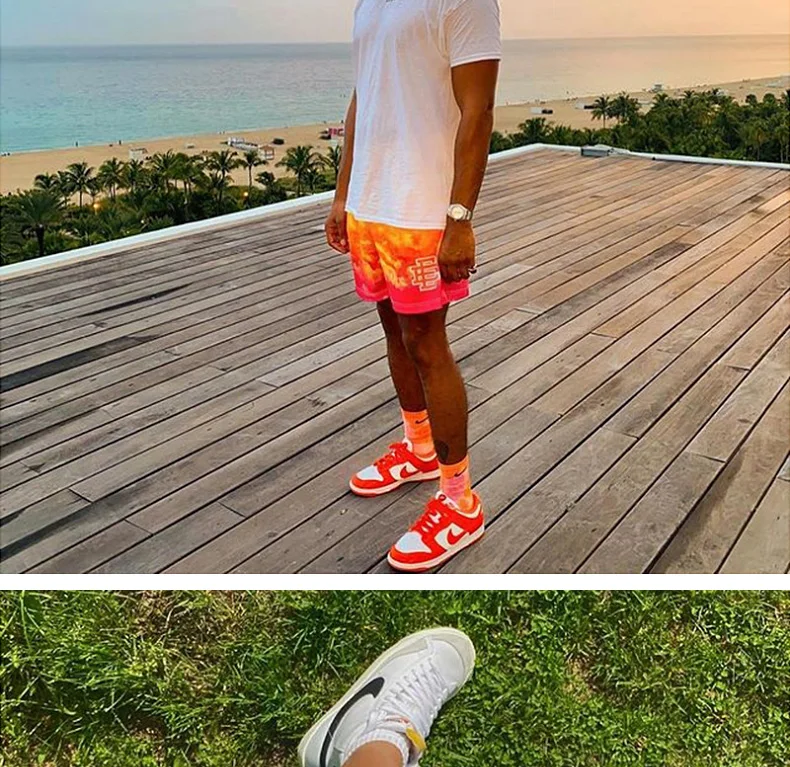 Description Picture 6 of itemEE Men's Shorts Basic Short NEW YORK CITY SKYLINE Gym Casual Fitness Sports Short Pants Summer Workout Mesh Shorts Man Shorts