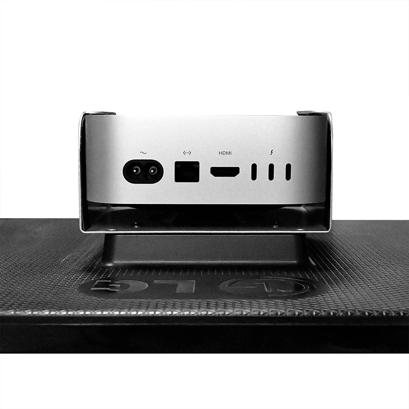 Wall-Mounted Under Desk Computer Holder Monitor Back Mini PC Stand Bracket For Mac Mini M4 PC Accessories