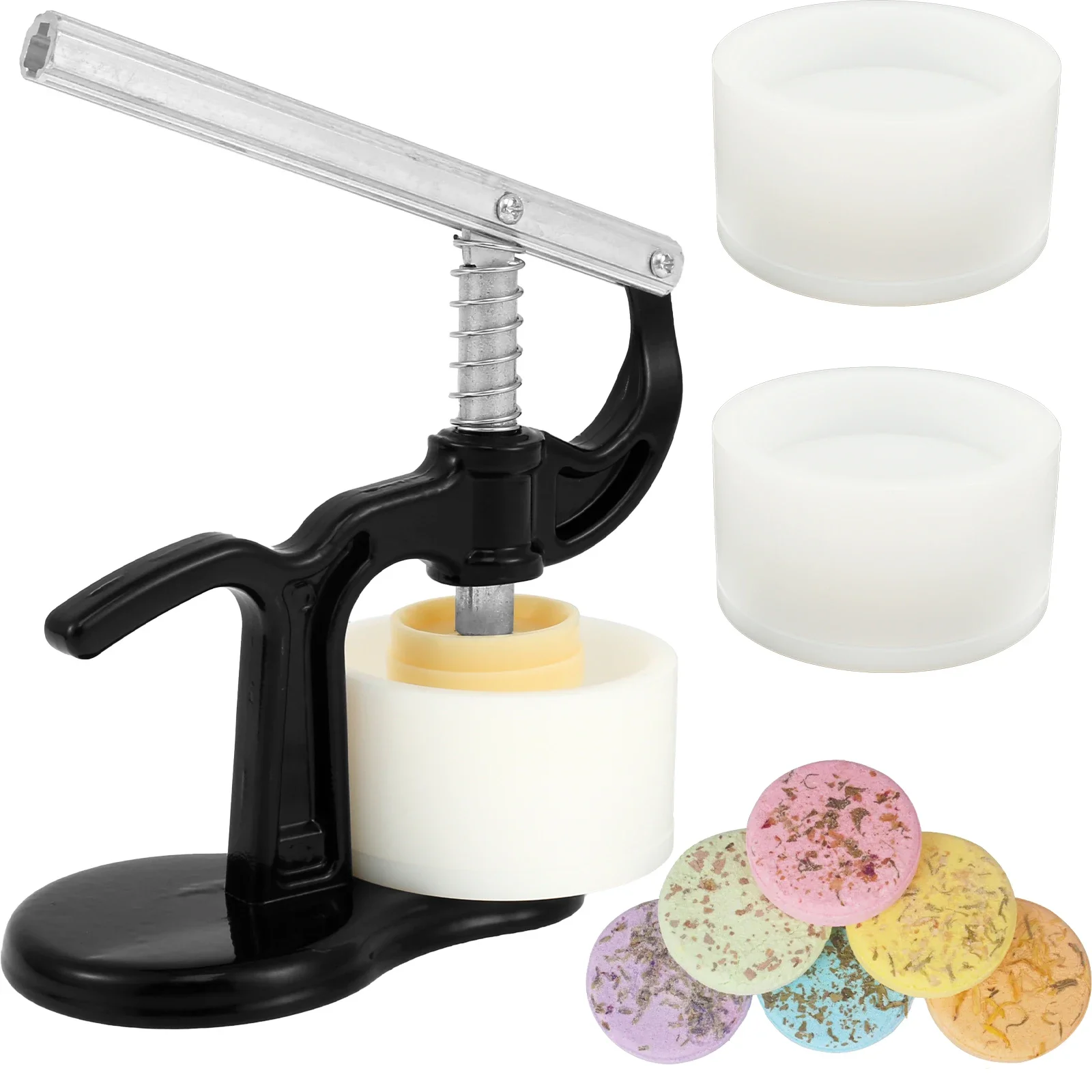 Bath Bomb Press Mold Set Bath Bomb Mold Press Kit DIY Machine Maker for Making Spa Fizzy Bombs Supplies