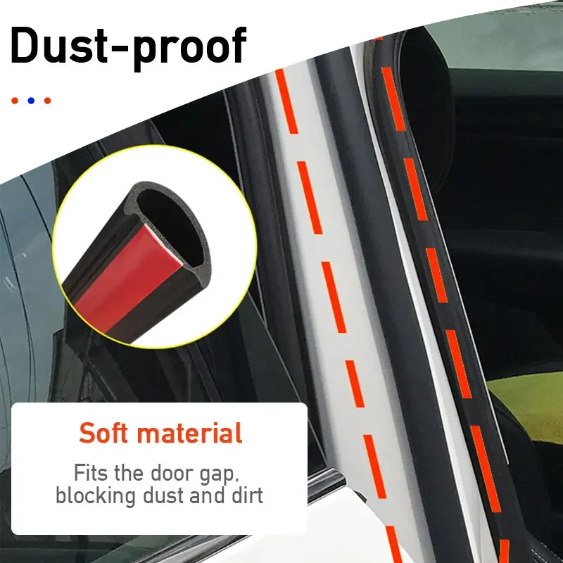 Car Door B-Pillar Seal Strip 3