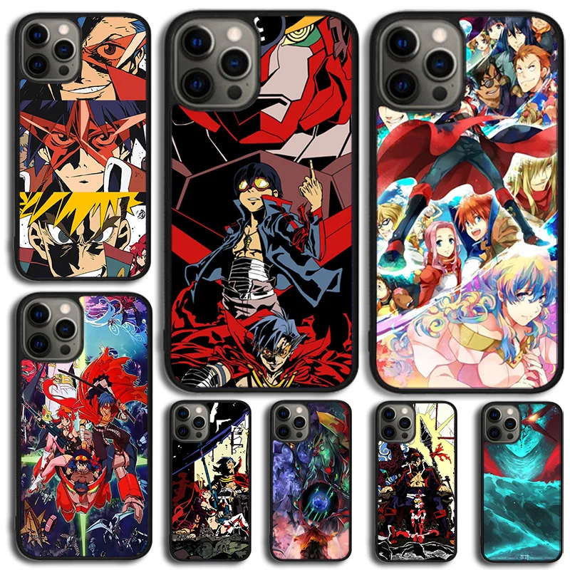 Tengen Toppa Gurren Lagann Phone Case Cover For Iphone 14 Se 2020 Xr Xs