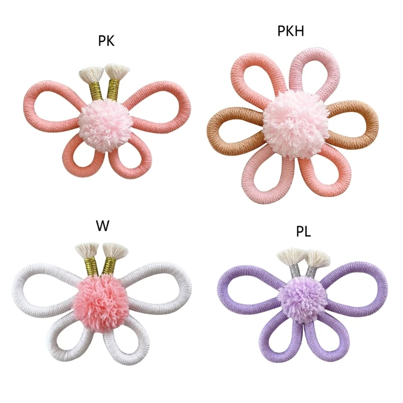 

Богемный тканый цветок-бабочка, подвесной подвесной декор для детской комнаты