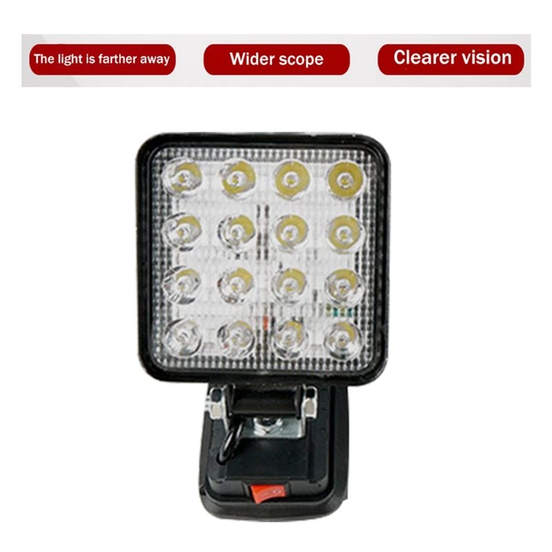 4 Inch LED Work Light LED Shop Light LED Site Work Light For 18V Battery Battery Power