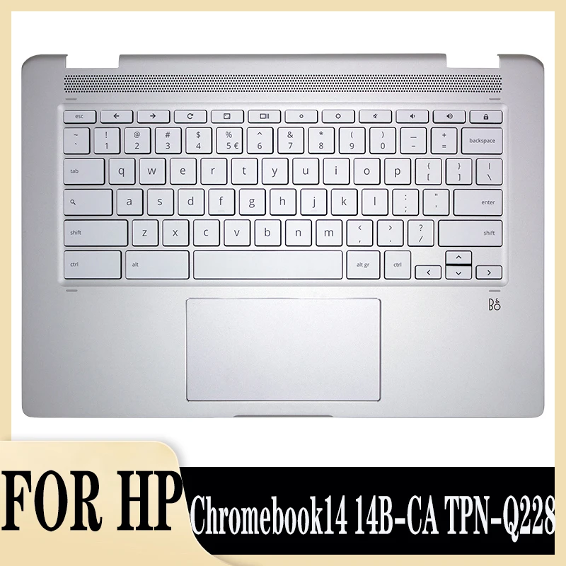 

Original New US/FR/UK/BE/IT Keyboard for HP X360 Chromebook 14 14B-CA TPN-Q228 L73307-001 Laptop Palmrest Upper Cover Top Case