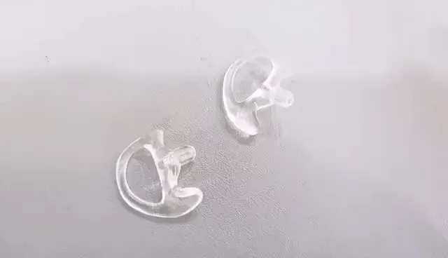 Radio Receiver Kit Ear Plug Par De 40] Zeadio Earmould Earbud Para Dos Vías Radio Coil Tube Oortjes Paar