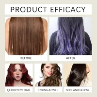 5 couleurs teinture pour cheveux shampooing noir colorant pour cheveux shampooing crème colorant instantané shampooing hommes femmes hydratant et réparateur de cheveux 3