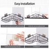 Iron Triangle Rack For Kitchen Bathroom Storage Rack Thickened Love Corner Rack Storage Rack Durable 5