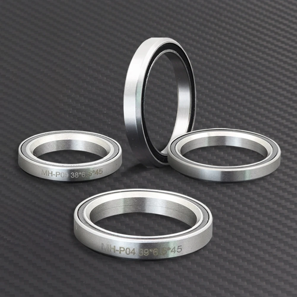 Bike Headset Bearings Steel Silver 1.5 1 1/8inch 45/36 Angle Bicycle Part 38/39/41/44/49/52mm MTB Road Bicycle Accesseries Bike Headset Bearings