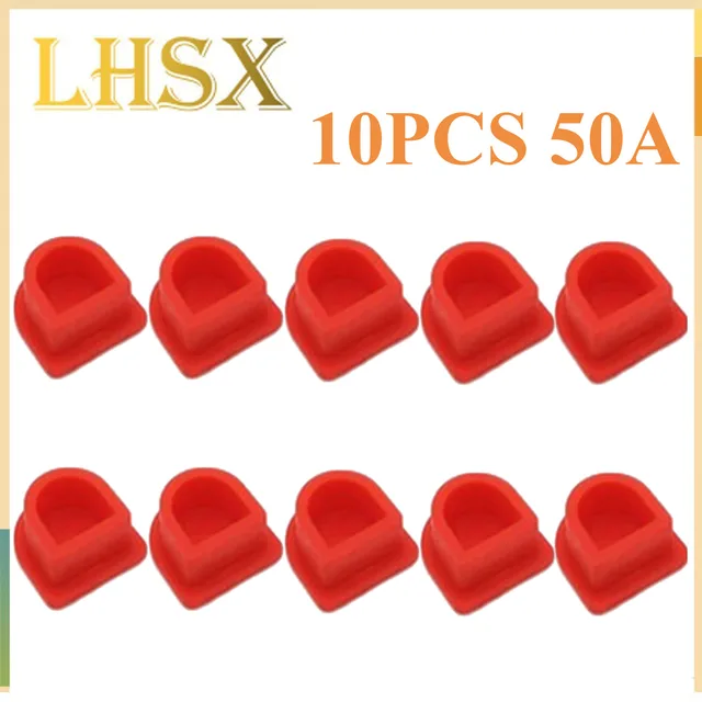 10pcs 50A Red