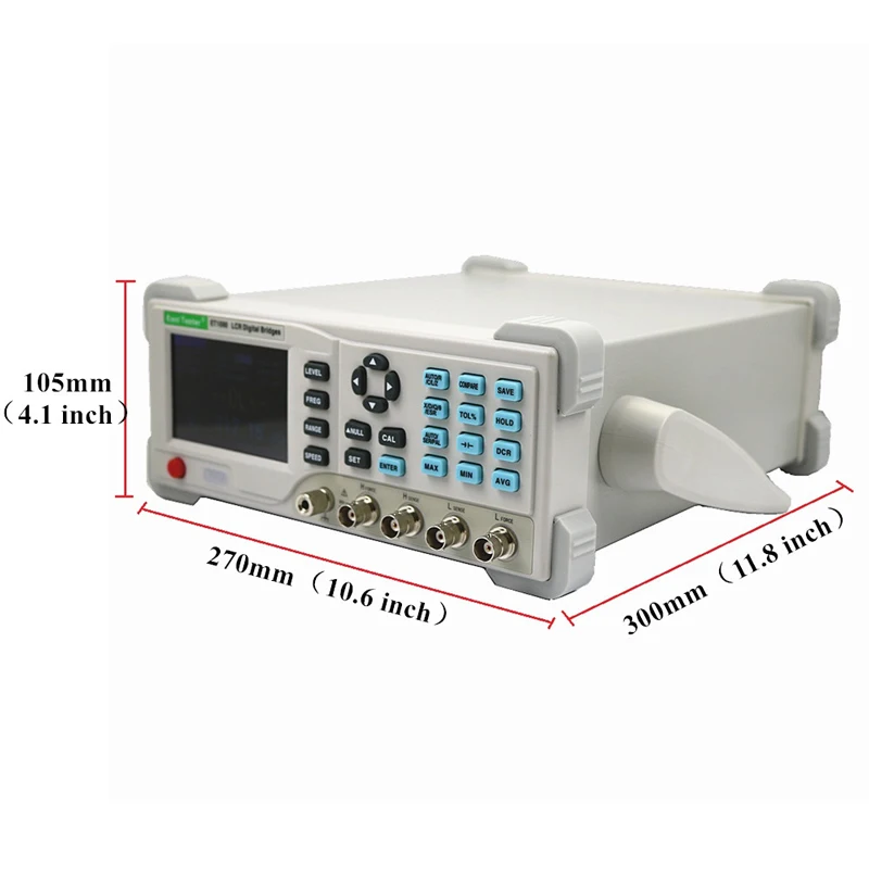 East Tester LCR Meter 10Hz~100kHz Brandwidth DC Resistance Electrolytic Capacitance Tools LCR Digital Bridge Basic Accuracy 0.1% 5