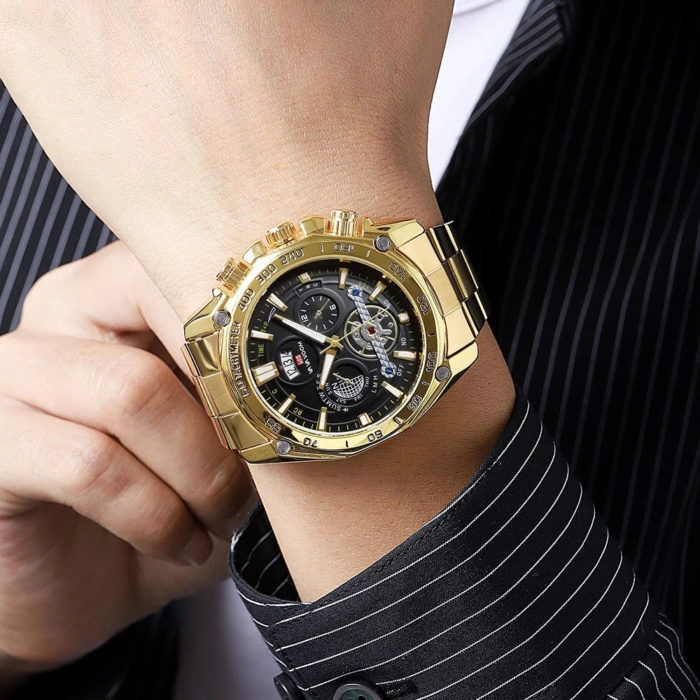 Relogio Masculino Fashion Best Brand Luxury Watch 2023 Top New Casual Military Quartz Movement Waterproof Men's Wristwatches