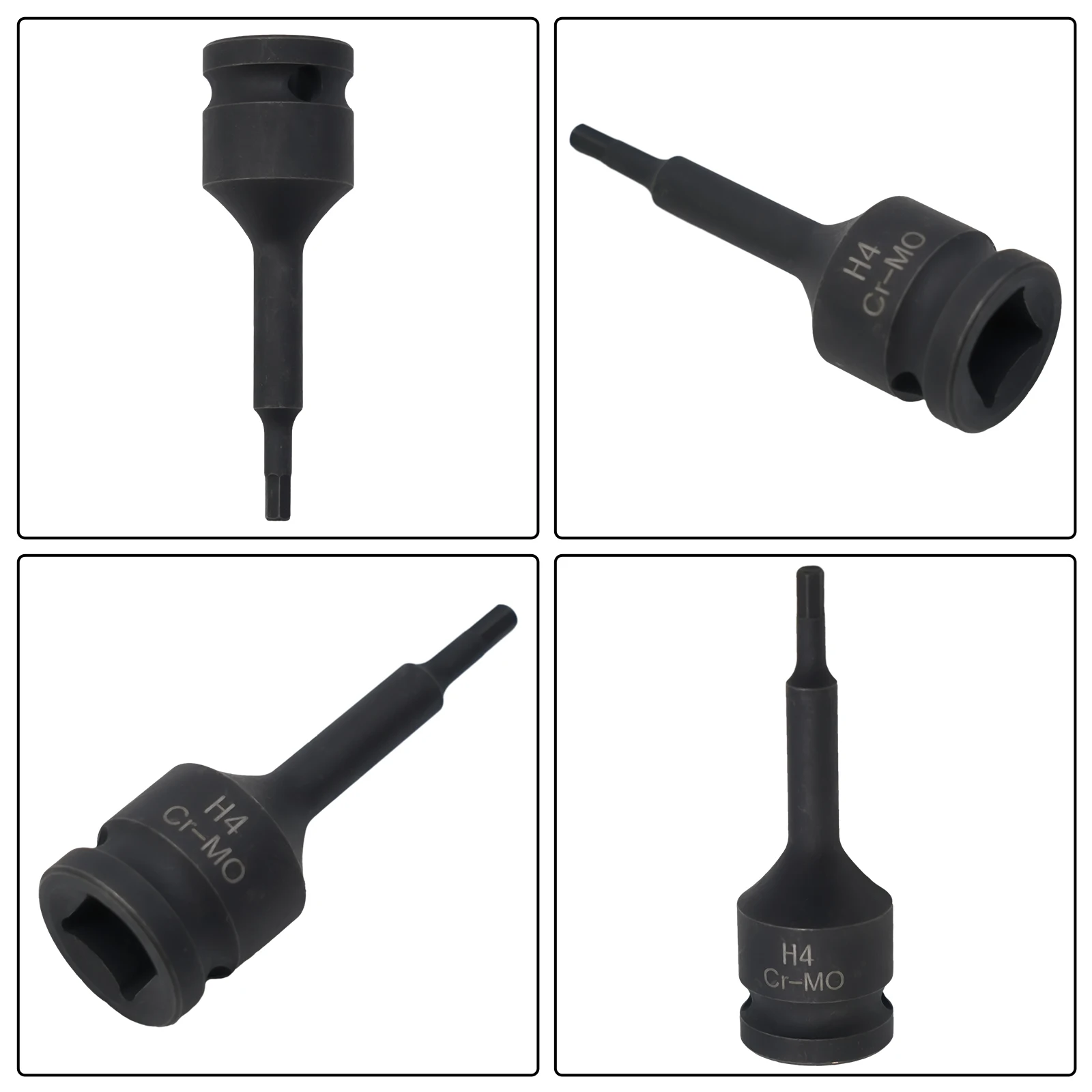 

Hex Head Socket Socket Adapter Factory 80mm Air Impact Wrench Black Hex Head Hex Socket Hexagon Socket Adapter