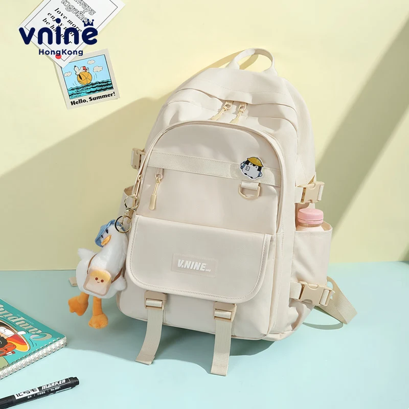 GENERICO Mochila Bolso Escolar Niña Diseño Mariposa