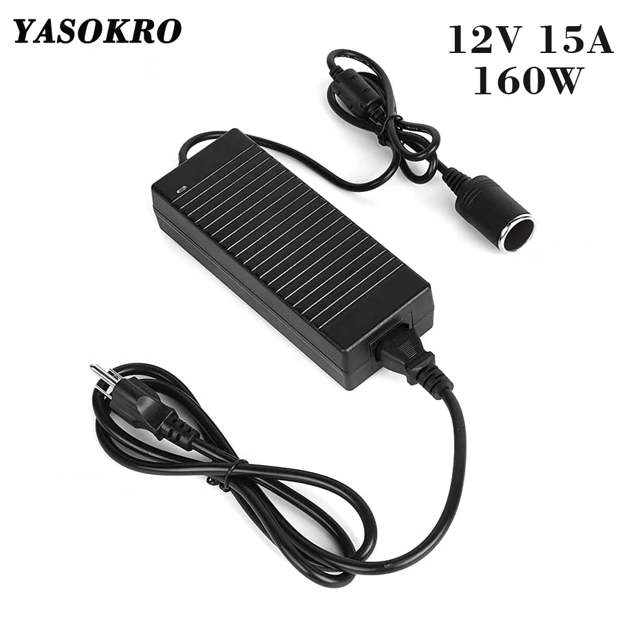 CarPowerAdapterACtoDCConverter110V240Vto12V15A160wPower