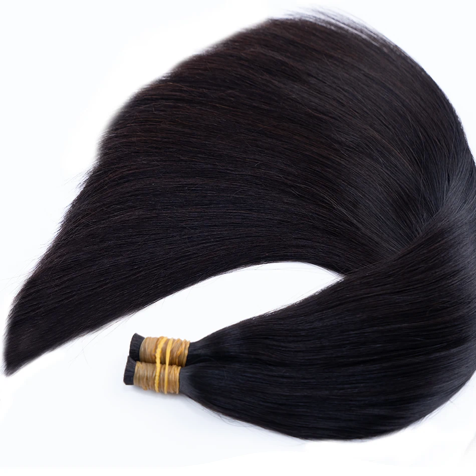 Double Drawn Human Hair Bulk Boho Braids Hair Extensions Short Less Bone Straight No Weft 300g 16A Vietnamese For Women