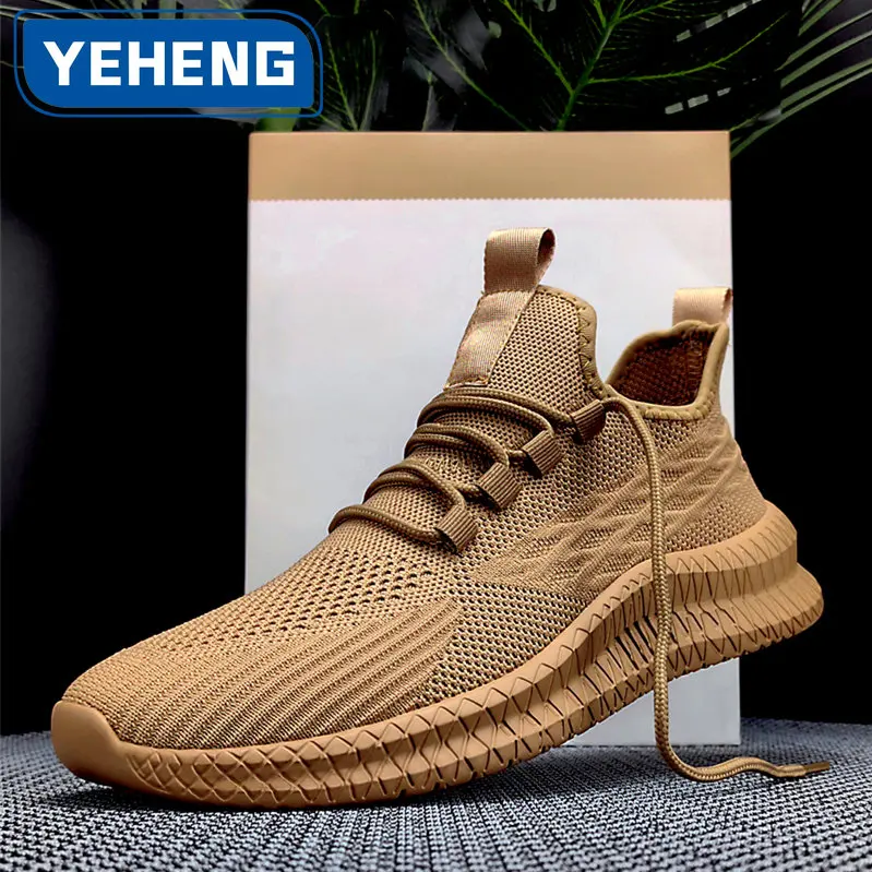 Men's New Summer Casual Mesh Shoes Lace-up Breathable Comfortable