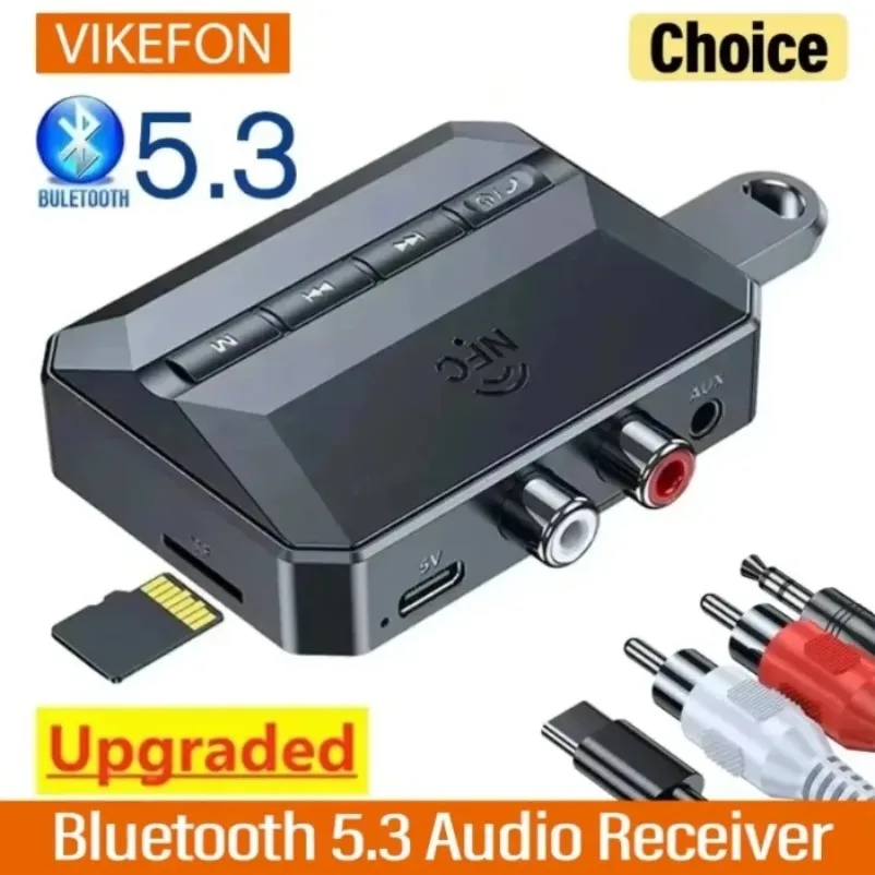 VIKEFON Bluetooth 5.3 Receiver NFC For Car