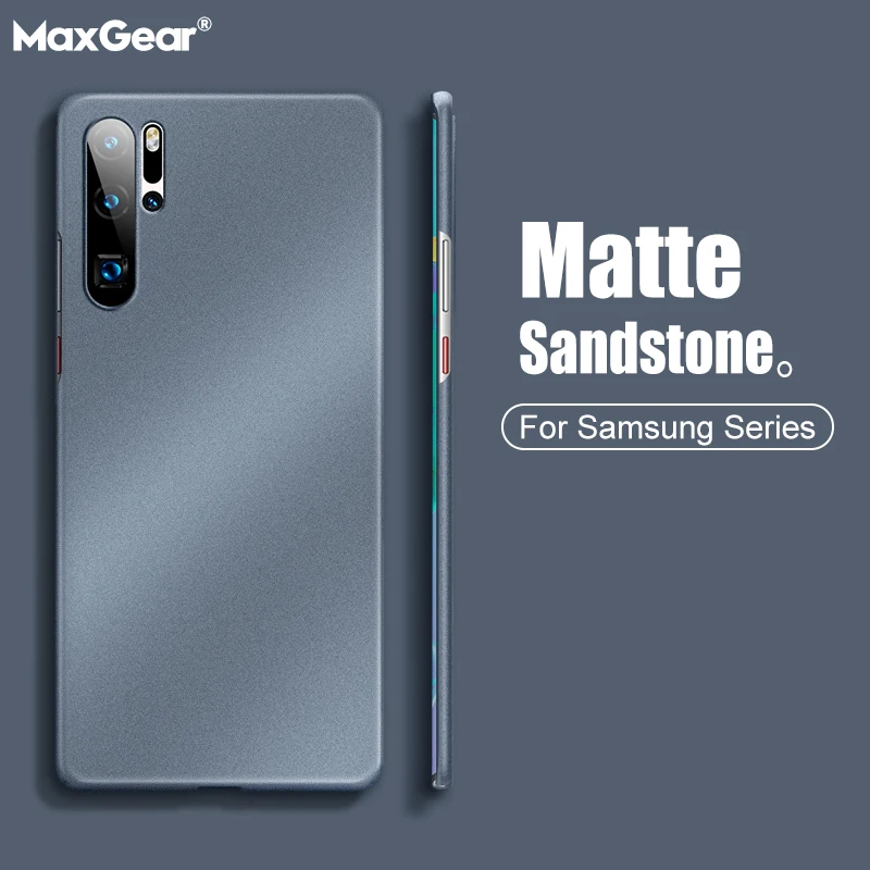Ultra Thin Matte Case For Samsung Galaxy S22 S9 S10 S20 S21 FE Plus Note 10 20 Pro A53 Slim Hard Plastic Shockproof Cover |