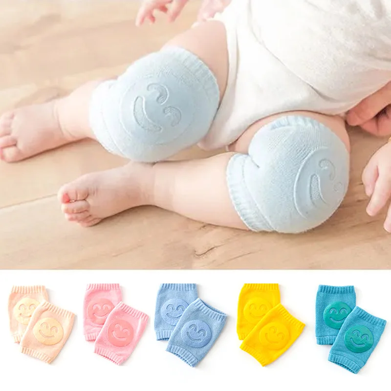 1 Pair Baby Knee Pad Kids Safety Crawling Elbow Cushion Infant Toddlers Baby Leg Warmer Knee