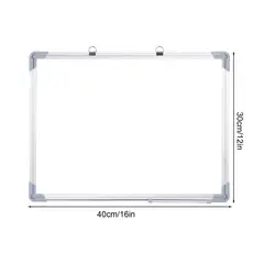 Magnetic 30x40cm Dry Erase Wall Planner for Schedule and Memo Organizing (A)
