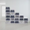 20pcs Shoe Box Set Foldable Storage Plastic Clear Home Organizer Rack Stack 1